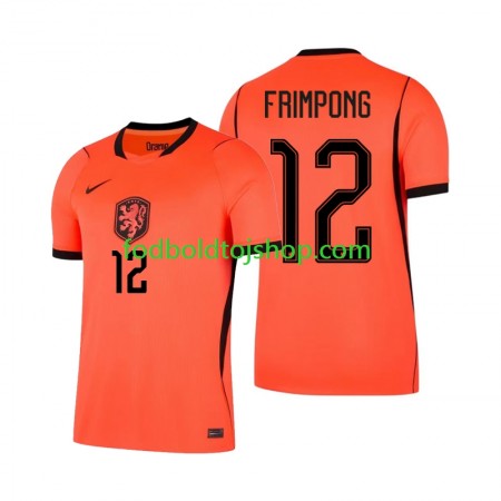 Holland Jeremie Frimpong 12 Hjemme trøje World Cup 2026 S/S